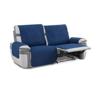 MAXIFUNDAS | Cubre Sofá Relax Slam | Color Azul | 2 Plazas | Acolchado, Reversible, Antideslizante y Repelente a Líquidos | Ideal para Hogares con Mascotas y Niños