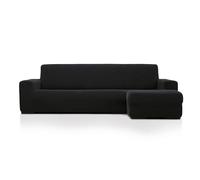 MAXIFUNDAS Funda Chaise Longue Relive Negro Brazo Derecho Corto