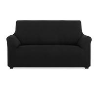 MAXIFUNDAS Funda de sofá elástica Modelo Inca extra suave y antideslizante 2 plazas color negro