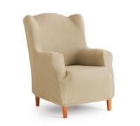 MAXIFUNDAS Funda Sillón Orejero Elástica Modelo Inca Extrasuave Antideslizante Beige