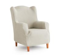 MAXIFUNDAS – Funda de sofá elástica Sillón orejero Modelo Inca extrasuave antideslizante Marfil