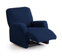 MAXIFUNDAS | Funda de Sofá Elástica Sillón Relax Color Azul - Funda de Sofá Extrasuave, Antideslizante y Elástica - Funda Sofá Elástica Modelo Inca