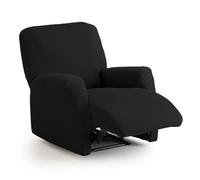 MAXIFUNDAS Funda de Sillón Relax Modelo Inca Elástica Extrasuave Antideslizante Negro