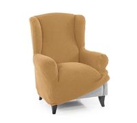 MAXIFUNDAS | Funda Sillon Orejero Super Elástica Relive | Color Amarillo | Alta Elasticidad y Tacto Suave | Hecho en España.