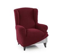 MAXIFUNDAS | Funda Sillon Orejero Super Elástica Relive | Color Burdeos | Alta Elasticidad y Tacto Suave | Hecho en España.