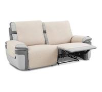 MAXIFUNDAS FUNDAS DE SOFA & CHAISE LONGUE - Funda Cubre Sofá Acolchado Relax Slam: Protección Impermeable y Antideslizante para Sofás de 2 y Sofás 3 Plazas - Funda Sofá Antideslizante y Protección