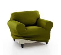 MAXIFUNDAS FUNDAS DE SOFA & CHAISE LONGUE - Funda de Sofá Elástica Strada 1 Plaza, Césped - Diseño Moderno y Elegante