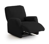 MAXIFUNDAS FUNDAS DE SOFA & CHAISE LONGUE | Modelo Inca | Funda de Sillón Relax Completo Black