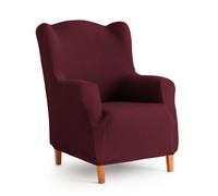 MAXIFUNDAS FUNDAS DE SOFA & CHAISE LONGUE | Modelo Inca | Funda Sillón Orejero | Tejido elástico | Protección Integral y Renovación Instantánea Red