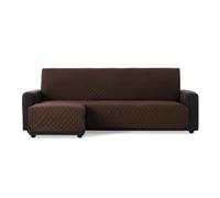MAXIFUNDAS FUNDAS DE SOFA & CHAISE LONGUE | Modelo Maui | Cubre sofá acolchado brazo izquierdo | Tejido de microfibra suave | Adaptable a Cualquier Tipo de sofá Forma | Lavable a máquina Brown Left ar