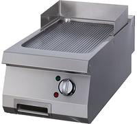 Maxima - Plancha de cocina premium - Acero cromado - Unidad individual - 90 cm de profundidad - Eléctrica