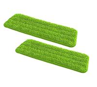 Maximex Juego de 2 Fundas de Repuesto para mopa pulverizadora, poliéster, 43 x 1 x 14,5 cm, Color Verde