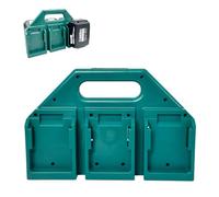 Maxitino - Estuche de 6 ranuras para batería Makita de 18 V, organizador portátil y resistente con capacidad para 6 baterías para bolsas de herramientas y lugar de trabajo, fácil almacenamiento y
