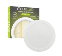 Maxled, Light is Led! Downlight Led Panel Redondo Extraplano Techo Empotrable 24W 2500 LM Φ220 MM Ojo de Buey CCT Blanco Cálido Neutro Frío 230V Focos Techo Ultrafinos Empotrables No regulable