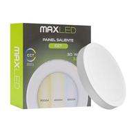 Maxled, Light is Led! Downlight LED Panel Superficie Redondo 30W Φ299mm 3200LM Focos Led Interior Techo CCT Blanco Cálido Neutro Frío No Regulable 220V-240V IP20 Lámpara de Techo de Interiores