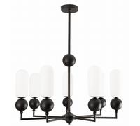 MaxLight Nova lámpara colgante x7 W blanco-negro P0632