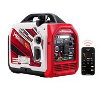 maXpeedingrods Generador Electrico GPL Gasolina 3500W Silencioso con con App Bluetooth® Control Generador Inverter de Gas Arranque Eléctrico con USB y Tomas de 230V Digita para Camping Garaje Viaje