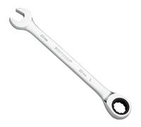 MaxPower Llave Combinada de Carraca de 22 mm, llave de Engranaje Industrial con Carraca de 72 Dientes y Diseño de 12 Puntas, Fabricada con Acero al Cromo Vanadio Forjado y Tratado Térmicamente