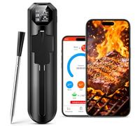 maxtachi Bluetooth Termometro Cocina, App, Alarm, IP67 Resistente al Agua