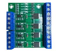 Maxtonser MOSFET - Placa controladora de interruptores de activación de pulsos de 4 canales para motor de luz LED, módulo de 4-20 V a 3.7-27 V