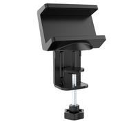 MaxTrack NVZ2L Abrazadera de Mesa para regleta de enchufes - Soporte de Mesa, para regletas o concentradores USB de 50-70 mm de Ancho, Soporte de Escritorio, Almohadillas Protectoras de Silicona,