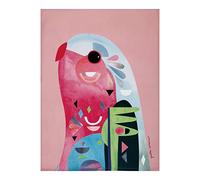 Maxwell & Williams Pete Cromer Bird Tea Towel, estampado de loros, 1% algodón, 7 x 5 cm