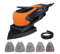 MAXXT lijadora mouse con motor sin escobillas, 350W, órbita de 3 mm, 4000-10000 RPM, área de lijado 100 * 152 * 152mm, ideal para lijar en espacios reducidos