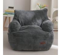 MAXYOYO Puff Infantil Pana, Sillón Puf Relleno para Niños y Niñas, Sofá Lazy con Bolsillo, Silla de Suelo para Juegos, Lectura
