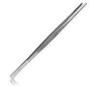 May Pinzas de Cocina 30 cm Acero Inoxidable - Pinza Profesional Cocina y Barbacoa, Punta Recta, Inox, Aptas Lavavajillas, Ideal para Voltear, Servir y Emplatar