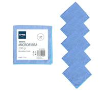 Maya - Bayetas de Microfibra para Limpieza sin Dejar Rayas | 40x40 cm | Pack de 5 Paños Terry 200G de Alta Absorción para Cocinas, Baños, Muebles y Cristales (Azul)