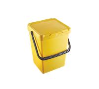 Maya | Cubo Ecobox 20 Litros No Aireado con Asa de Plástico | Color Azul | Ref 04179 Yellow