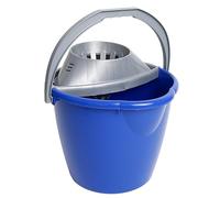 MAYA Cubo Redondo 13L. Polipropileno Resistente. Apto Uso Profesional y Doméstico (Color Azul)