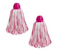Maya - Fregona de Microfibra Industrial Light Pro para Limpieza Profesional de Suelos Lisos sin Dejar Rayas, Recambio de Alta Absorción y Secado Rápido, 30x18 cm (Rosa)