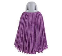 Maya - Fregona de Microfibra Industrial MAX Pro Hilo para Limpieza Profesional de Suelos sin Dejar Manchas ni Rayas, Recambio de Alta Absorción y Secado Rápido, 30x18 cm (Morado)