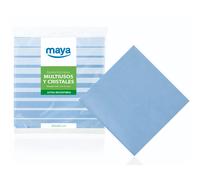 Maya | Pack 1Ud Bayeta Multiusos Microplus 40x40 cm Azul | Ref 07008