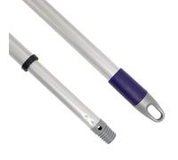 Maya - Palo de Fregona y Escoba Extensible en PP de 85-150 cm, Mango con Anclaje para Mopa, Repuesto Telescópico de Limpieza con Rosca Universal y Maneta Rotatoria