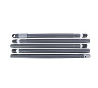 Maya - Palo para Mopa y Haragán de 170 cm con 5 Secciones Desmontables, Ideal para Alturas, Mango Compatible con Escoba, Fregona y Recogedor, Rosca Universal (Gris)