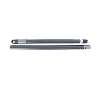 Maya - Palo para Recogedor de Basura Atomic de 72 cm con 2 Secciones Desmontables, Mango Resistente y Antideslizante, Rosca Universal de Ajuste Rápido (Gris)
