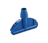 Maya - Pinza para Fregona Industrial de PP, Cabezal de Repuesto Compatible con Micromop PRO | 18x14,5x2 cm | Agarre de Rosca Reforzado Anticaídas para Limpieza de Hogar (Azul)