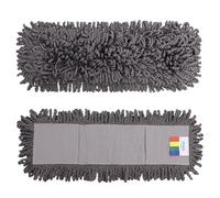 Maya - Recambio de Mopa Plana de Microfibra para Limpieza en Seco y Húmedo | 40 x 18 cm | Alta Absorción y Resistencia para Suelos de Madera, Laminados y Baldosas