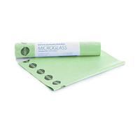 Maya | Rollo Bayeta Microglass | 6 Bayetas en un Rollo con Precorte | Ideal para Limpiar Cristales, Vajillas, Gafas | No Deja Huellas | Puede Usarse Seco o Húmedo | Color Verde