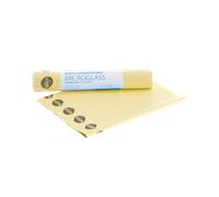 Maya | Rollo Bayeta Microglass | 6 Bayetas en un Rollo con Precorte | Ideal para Limpiar Cristales, Vajillas, Gafas | No Deja Huellas | Puede Usarse Seco o Húmedo | Color Amarillo