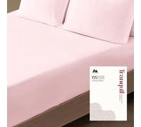 Mayfair Linen Sábana Bajera de Lujo de algodón Egipcio 100% de 800 Hilos, Calidad de Hotel, sábana Bajera Ajustable de algodón Profundo, sábana Bajera Ajustable de satén más Suave para colchones de