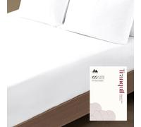 Mayfair Sábana Bajera Ajustable, de satén de algodón Egipcio 100% de 800 Hilos, elástica, se Adapta a colchones de hasta 45 cm