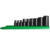 Mayhew Tools 16027 - Juego de brocas Torx Plus invertidas, 9 piezas, acabado de óxido negro, cromo pulido