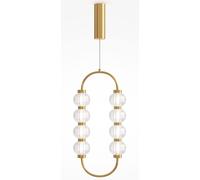 Maytoni Amulet lámpara colgante 1x16 W transparente-oro MOD555PL-L11G3K