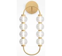 Maytoni Amulet lámpara de pared 1x16 W transparente-oro MOD555WL-L11G3K