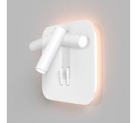 Maytoni Aplique de pared iOS 176 LED, angular, blanco EC:EPREL:504168