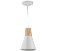 Maytoni Bicones lámpara colgante 1x60 W blanco P359-PL-140-W