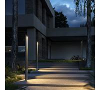 Maytoni Bonn: Iluminación exterior LED, 25W, color grafito, grado de protección IP65, luz blanca cálida